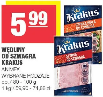 Wędliny od szwagra Krakus promocja w SPAR