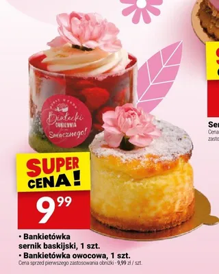Bankietówka sernik baskijski promocja w Twój Market