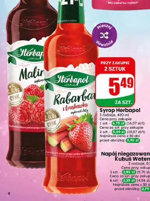 Syrop Malina Herbapol promocja w Dino