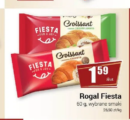 Rogal Fiesta Croissant z nadzieniem z orzechów laskowych promocja w Premium Nasz Sklep