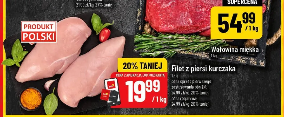 Filet z piersi kurczaka promocja w POLOmarket