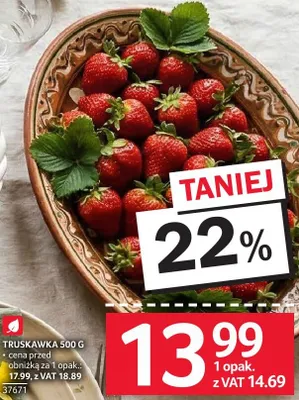 Truskawka 500 g promocja w Selgros