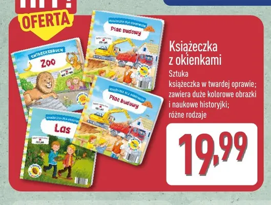 Książeczka z okienkami promocja w Aldi