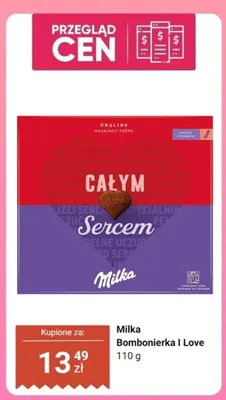 Bombonierka I Love promocja w Dino