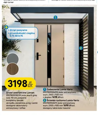 Drzwi zewnętrzne Lantan Ok Doors promocja w Castorama