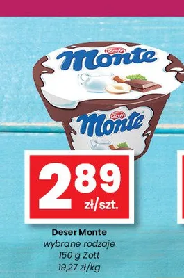 Deser Monte Zott promocja w emma MARKET