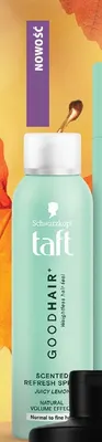 Spray do włosów Taft Goodhair+ Juicy Lemon promocja w Hebe