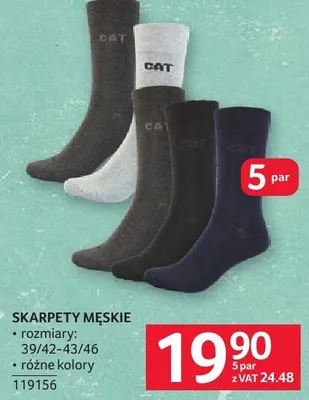 Skarpety męskie promocja w Selgros