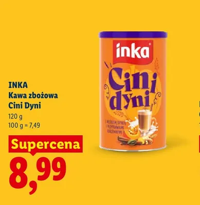 Kawa zbożowa Inka Cini Dyni promocja w Lidl