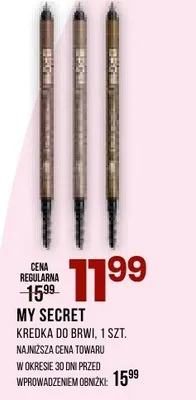 Kredka do brwi My Secret promocja w Drogerie Natura