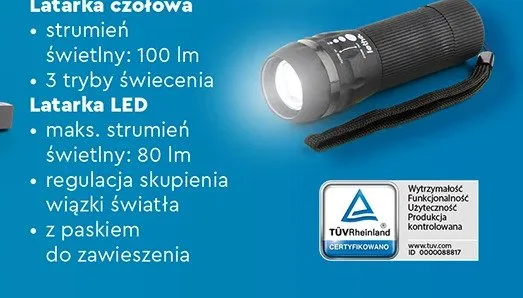 Latarka LED promocja w Biedronka