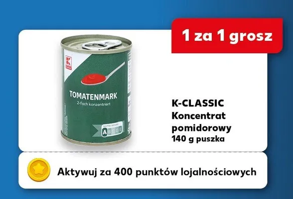 Koncentrat pomidorowy promocja w Kaufland