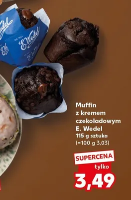 Muffin z kremem czekoladowym E. Wedel promocja w Kaufland