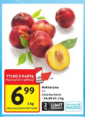Nektaryna luz promocja w Intermarche