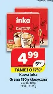 Kawa zbożowa Inka Klasyczna promocja w Delfin