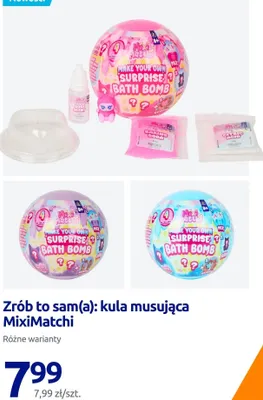 Zrób to sam(a): kula musująca MixiMatchi promocja w Action
