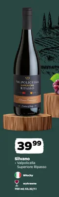 Wino czerwone Silvano Valpolicella Superiore Ripasso promocja w Netto