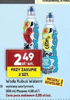 Woda Kubuś Waterrr promocja w Avita