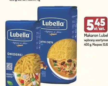 Makaron nitki cięte Lubella promocja w Avita