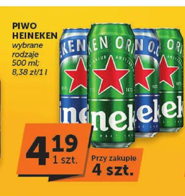 Piwo Heineken promocja w Groszek