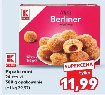 Pączki mini K Classic promocja w Kaufland
