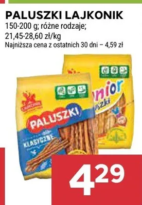 Paluszki Lajkonik promocja w Stokrotka