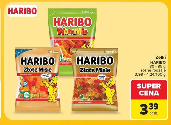 Żelki Haribo Wummis promocja w Carrefour