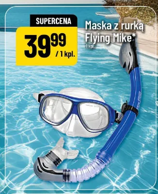Maska z rurką Flying Mike promocja w POLOmarket