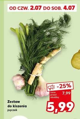 Zestaw do kiszenia promocja w Kaufland