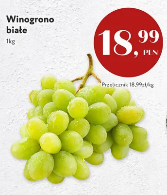 Winogrono białe promocja w Market Point