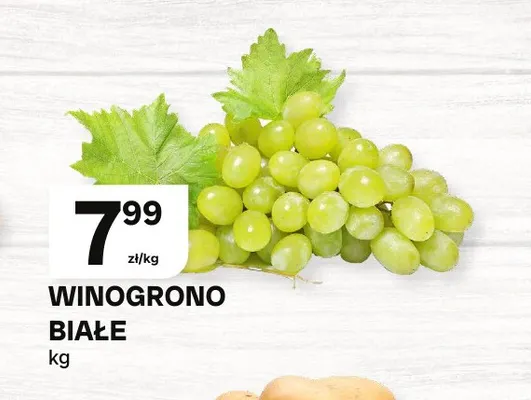 Winogrona białe promocja w Chorten