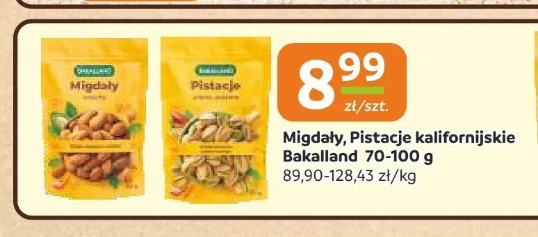 Migdały Bakalland promocja w Gama