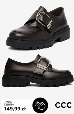Buty damskie loafersy Jenny promocja w CCC