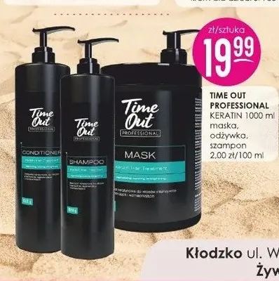 Maska do włosów Time Out Professional Keratin promocja w Drogerie Jasmin