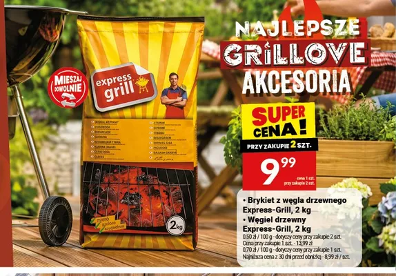 Brykiet z węgla drzewnego Express-Grill promocja w Twój Market