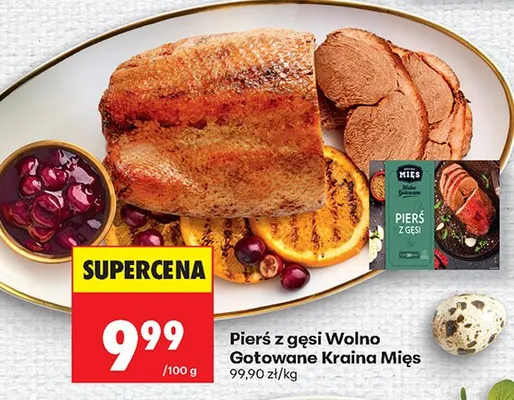 Pierś z gęsi wolno gotowane promocja w Biedronka