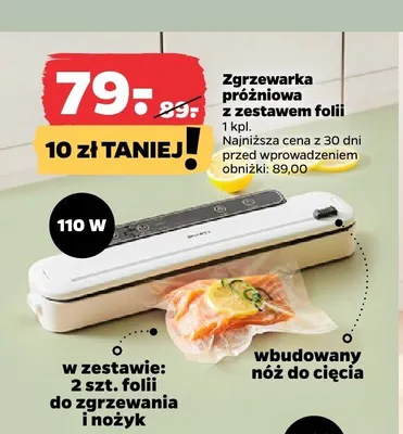 Zgrzewarka próżniowa z zestawem folii Smarty promocja w Netto