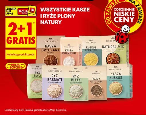 Kasza kuskus z pszenicy durum Plony Natury 300 g promocja w Biedronka