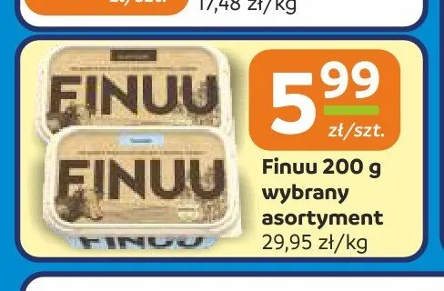 Margaryna Finuu 200g promocja w Społem Częstochowa
