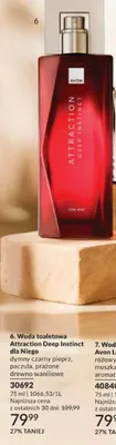 Woda toaletowa Avon Attraction Deep Instinct dla Niego promocja w AVON