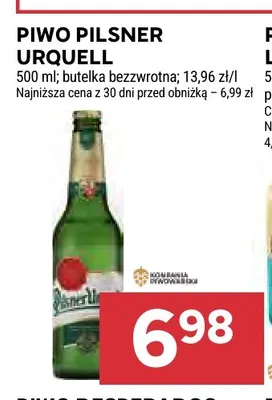 Piwo Pilsner Urquell promocja w Stokrotka