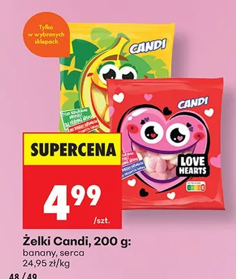 Żelki banany promocja w Biedronka