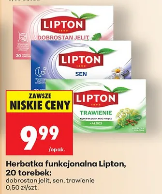 Herbatka funkcjonalna różne smaki promocja w Biedronka