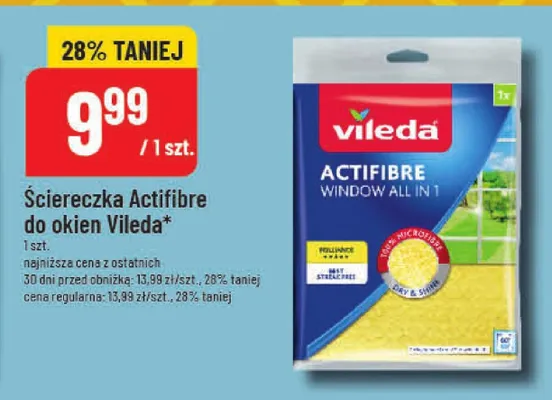 Ściereczka Actifibre do okien promocja w POLOmarket