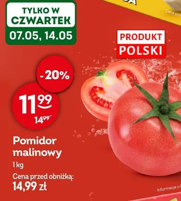 Pomidor malinowy polski promocja w Żabka