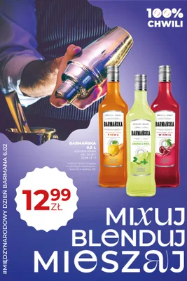 Likier Barmańska Wiśnia 0,5L promocja w Duży Ben