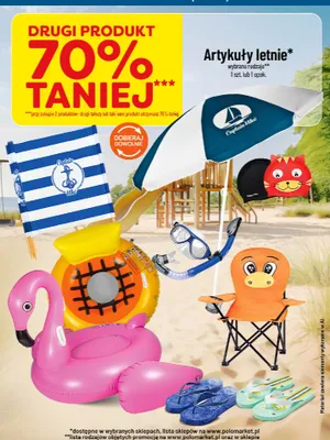 Parawan plażowy Captain Mike promocja w POLOmarket