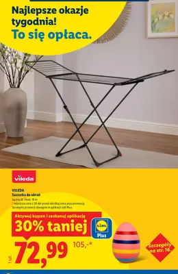 Suszarka do ubrań promocja w Lidl