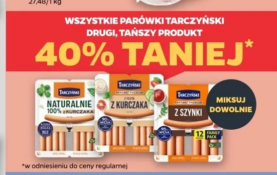Parówki Tarczyński promocja w Netto