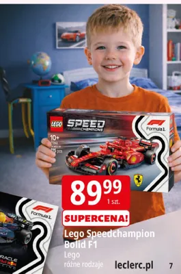 Speedchampion Bolid F1 różne rodzaje promocja w Leclerc